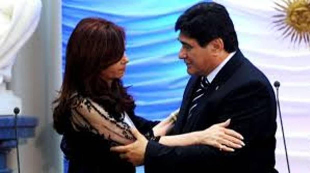 Cristina Fernández de Kirchner, con Carlos Zannini, en una imagen de archivo