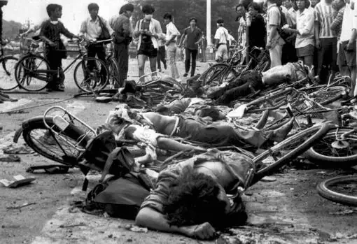 Víctimas en Tiananmen