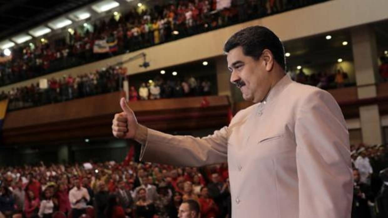 Nicolás Maduro, en un acto celebrado en Caracas