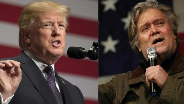 Bannon da marcha atrás en las críticas para salvar su relación con Trump