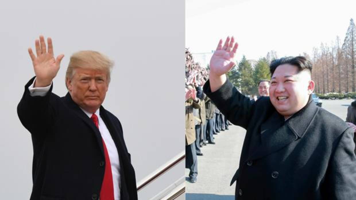 El presidente de EE.UU., Donald Trump, y el dictador norcoreano, Kim Jong-un