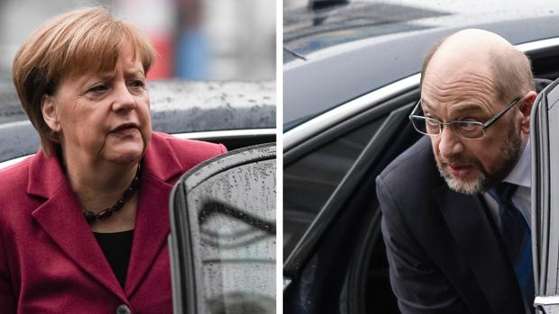 Merkel y Schulz se ponen el 4 de febrero como fecha límite para acordar una nueva Gran Coalición