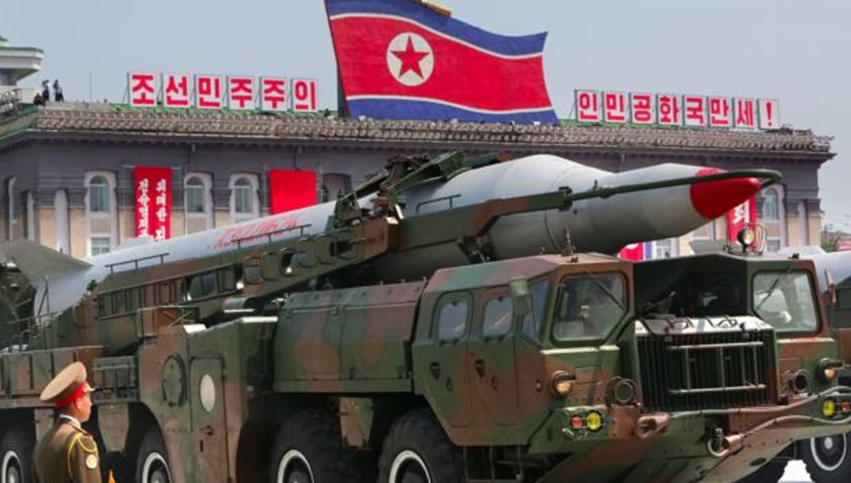Un misil norcoreano en un desfile militar