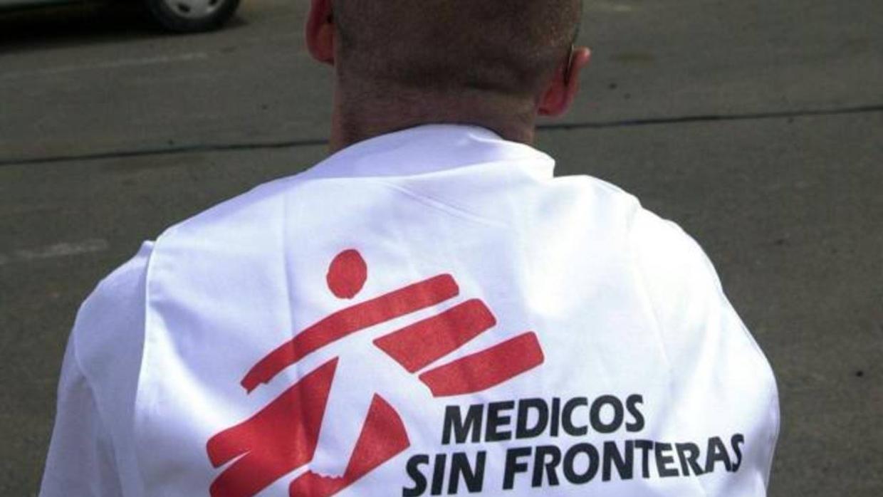 Un miembro de Médicos Sin Fronteras, en una imagen de archivo