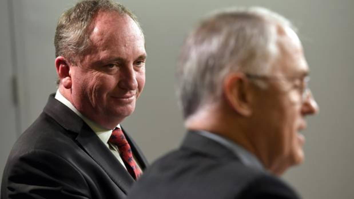 El viceprimer ministro Barnaby Joyce, protagonista de un escándalo sexual en Australia