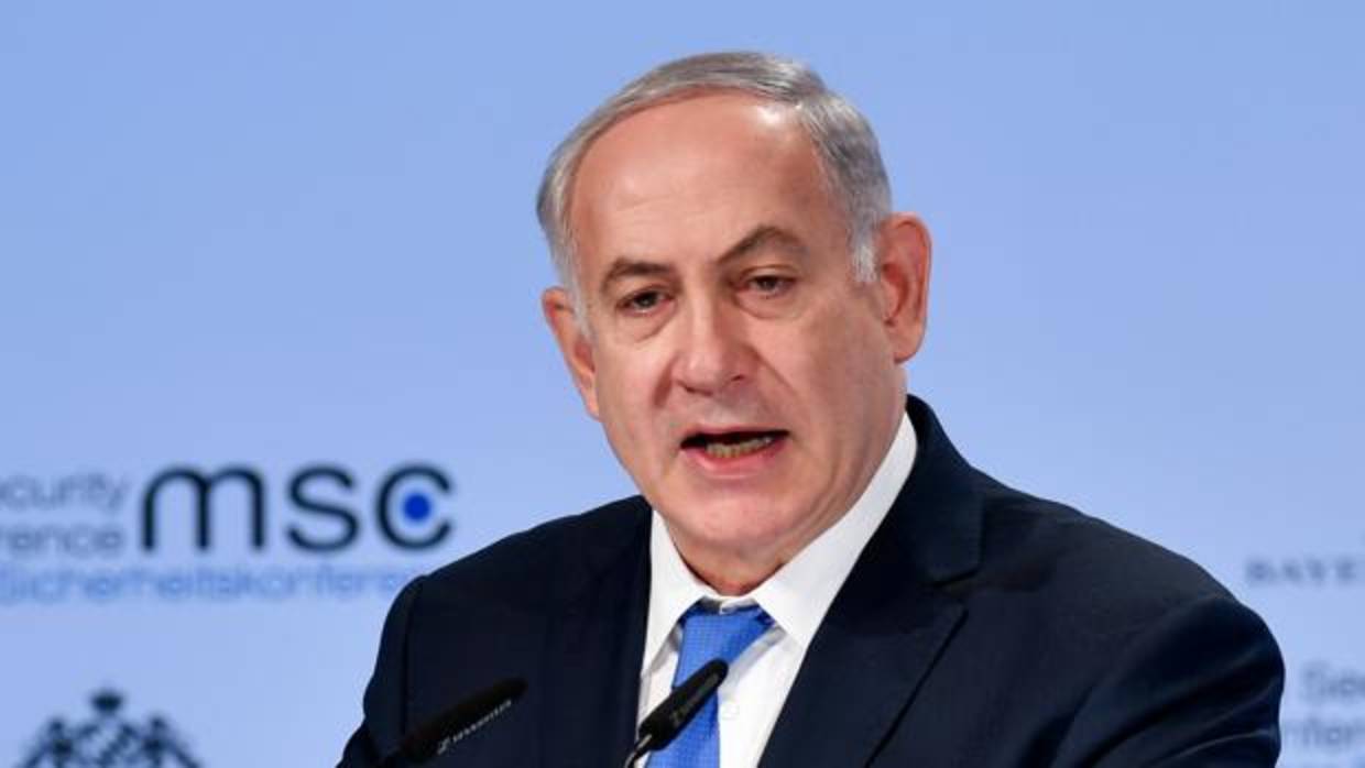 El primer ministro israelí, Benjamín Netanyahu, ayer