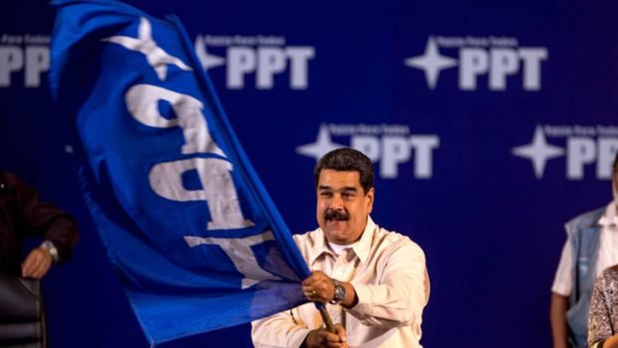 Maduro, este miércoles en un acto con el partido Patria Para Todos (PPT)