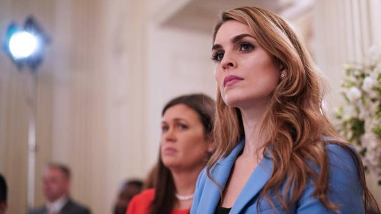 Hope Hicks testificó el martes ante el Comité de Inteligencia de la Cámara de Representantes durante ocho horas