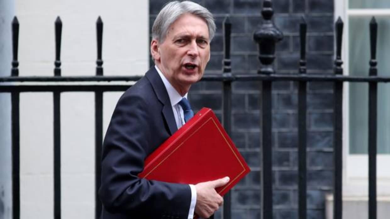 Philip Hammond, ministro de Economía británico, tras la sesión de control en la Cámara de los Comunes