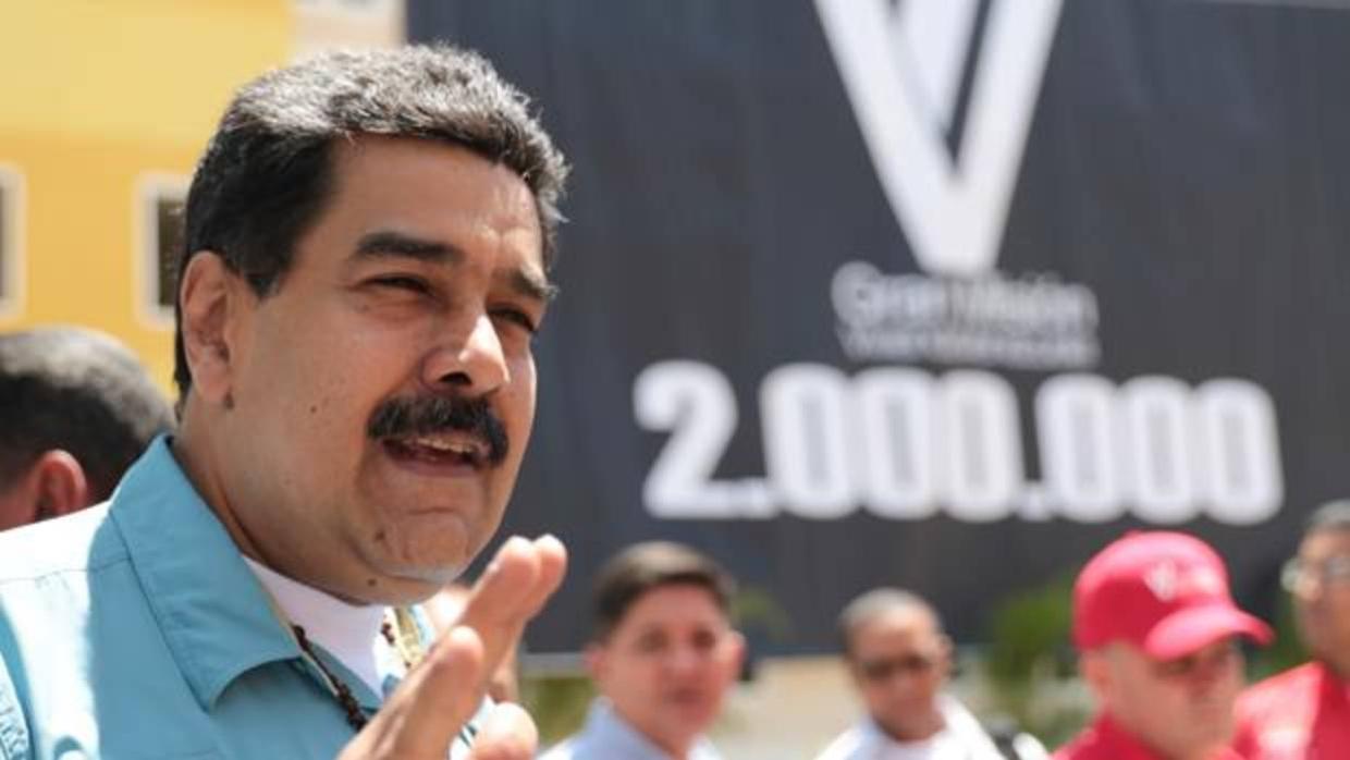 Nicolás Maduro, el pasado martes en un acto gubernamental de entrega de viviendas