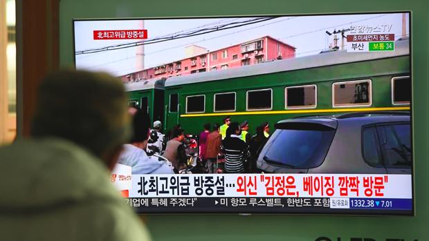 El misterioso tren en el que supuestamente viaja Kim Jong-un abandona Pekín