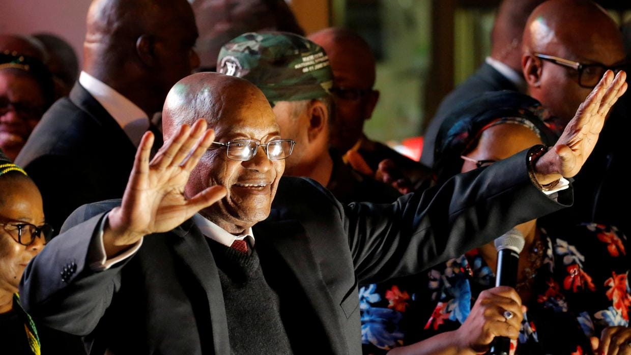 El expresidente de Sudáfrica Jacob Zuma