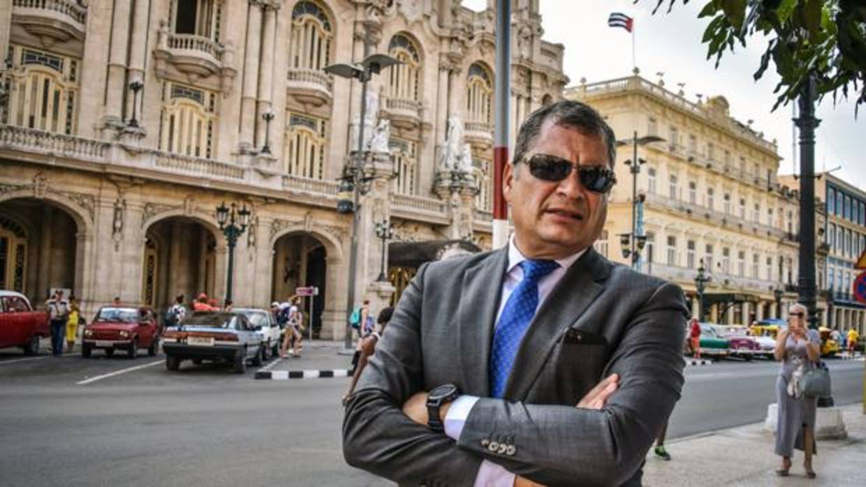 Rafael Correa, en La Habana
