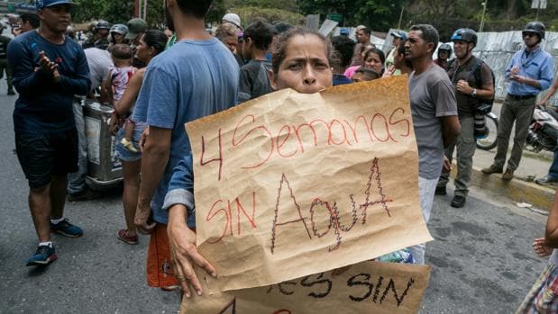 Protestas en Venezuela contra la penuria económica