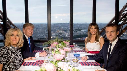 Cinco momentos del «romance» entre Macron y Trump