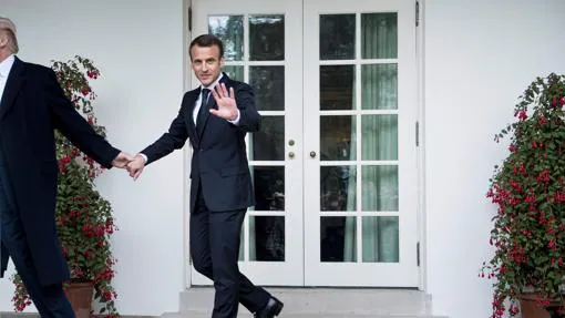 Cinco momentos del «romance» entre Macron y Trump