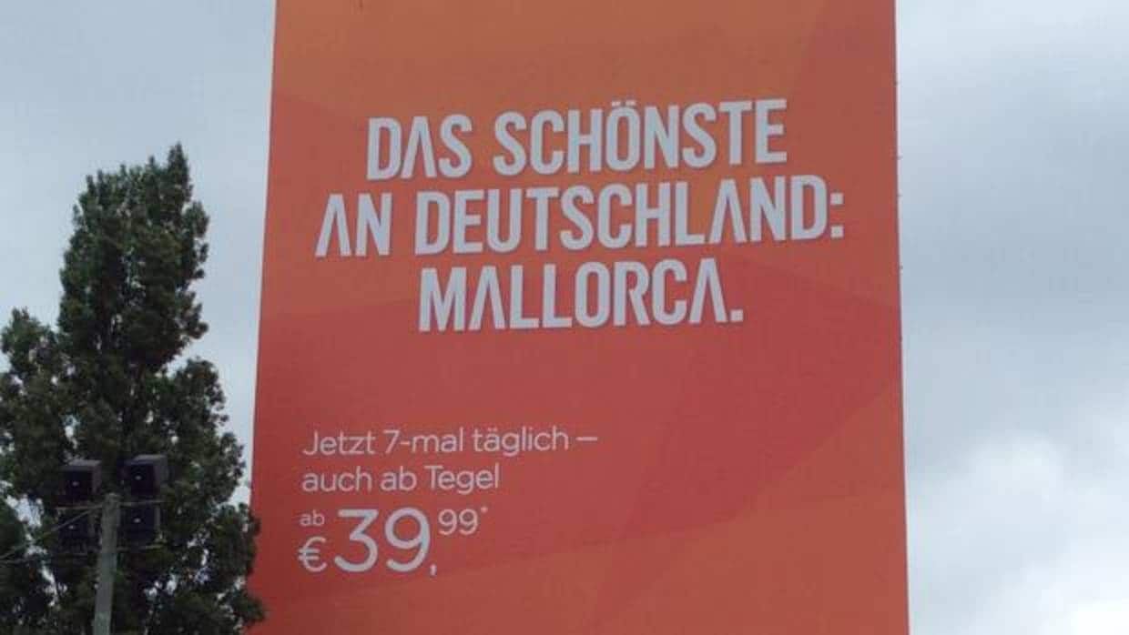 «Lo mejor de Alemania: Mallorca», la curiosa campaña turística de EasyJet en Berlín