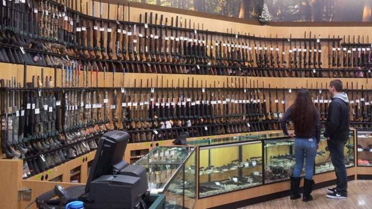 Una tienda de armas en los Estados Unidos
