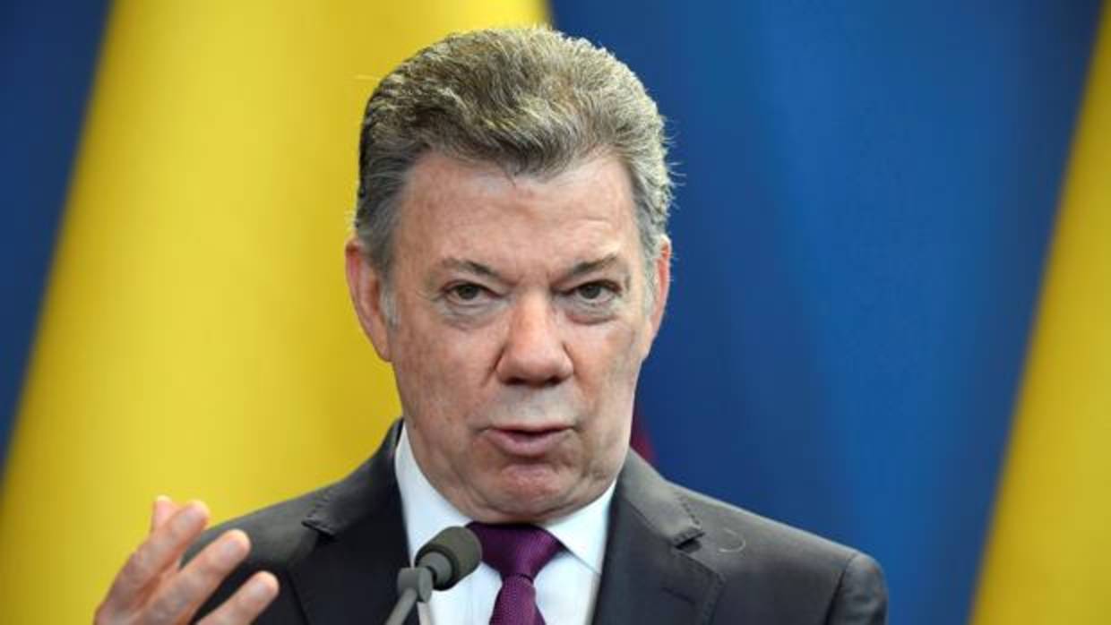 El presidente colombiano, Juan Manuel Santos