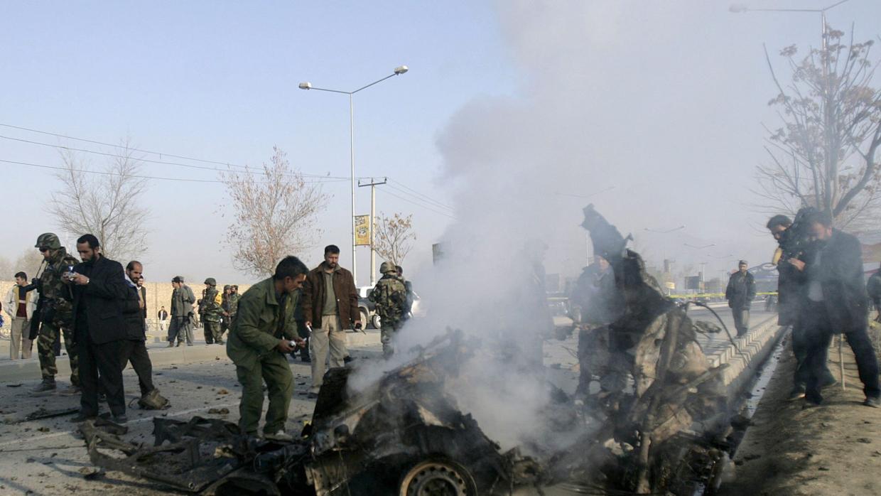 Foto archivo de coche bomba en Afganistán