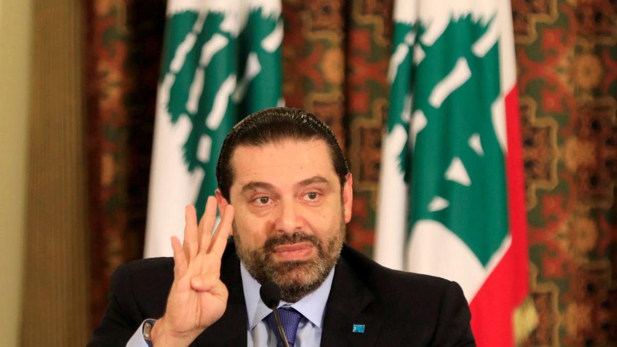 El actual primer ministro libanés, Saad Hariri