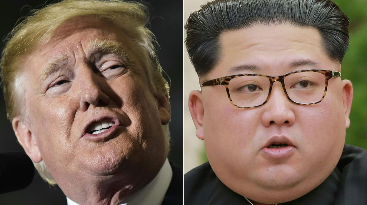 El presidente de Estados Unidos, Donald Trump, y el dictador norcoreano, Kim Jong-un