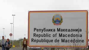 Frontera entre Grecia y Macedonia