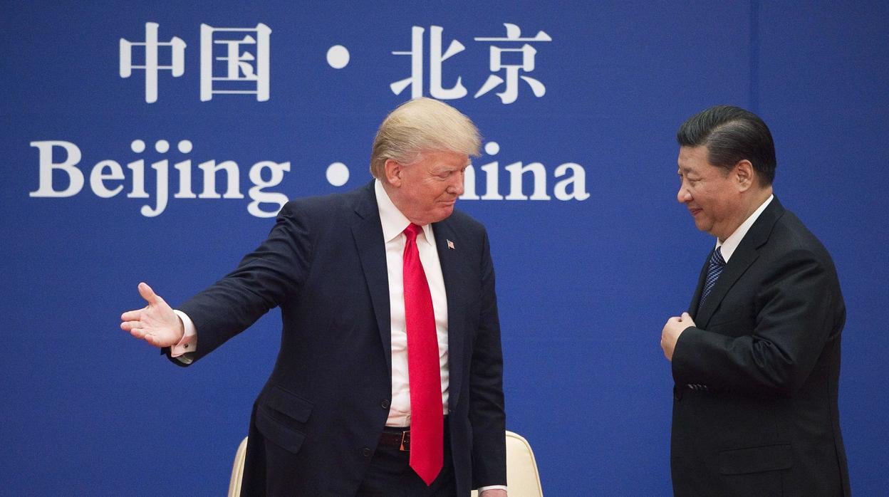 Donald Trump y Xi Jinping en Pekín