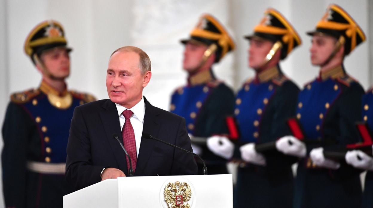 Putin da un discurso en el día de Rusia