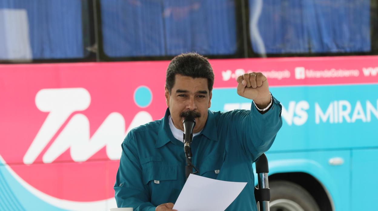 El presidente de Venezuela, Nicolás Maduro, en un acto de gobierno el pasado día 19
