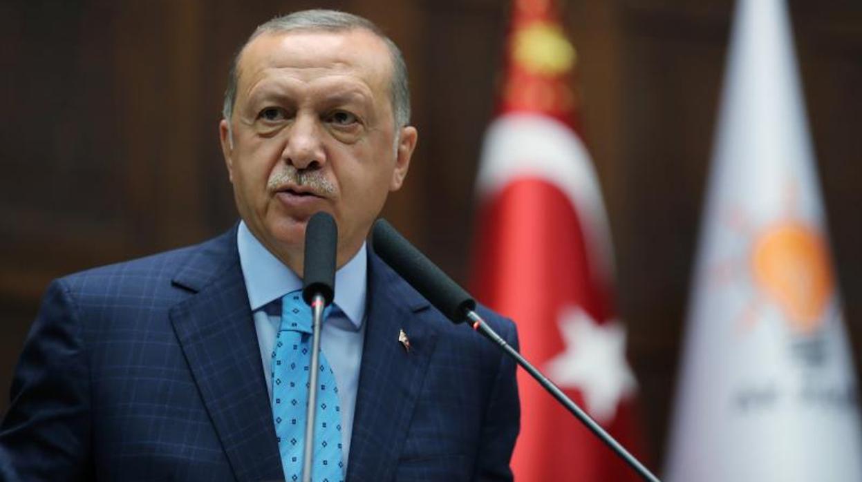 Erdogan en el Parlamento de Turquía
