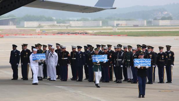 Pyongyang ha entregado a EE.UU. restos de soldados muertos en la Guerra de Corea