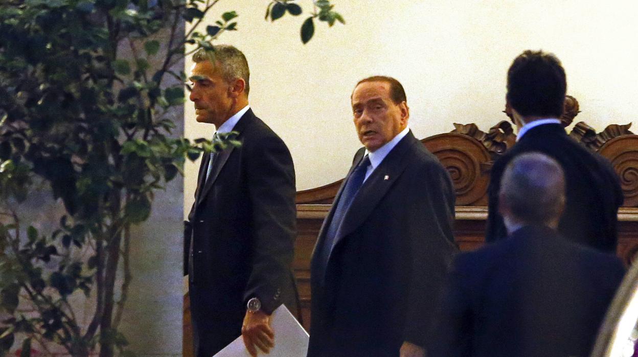 Imagen de archivo de Berlusconi en el Palacio Grazioli