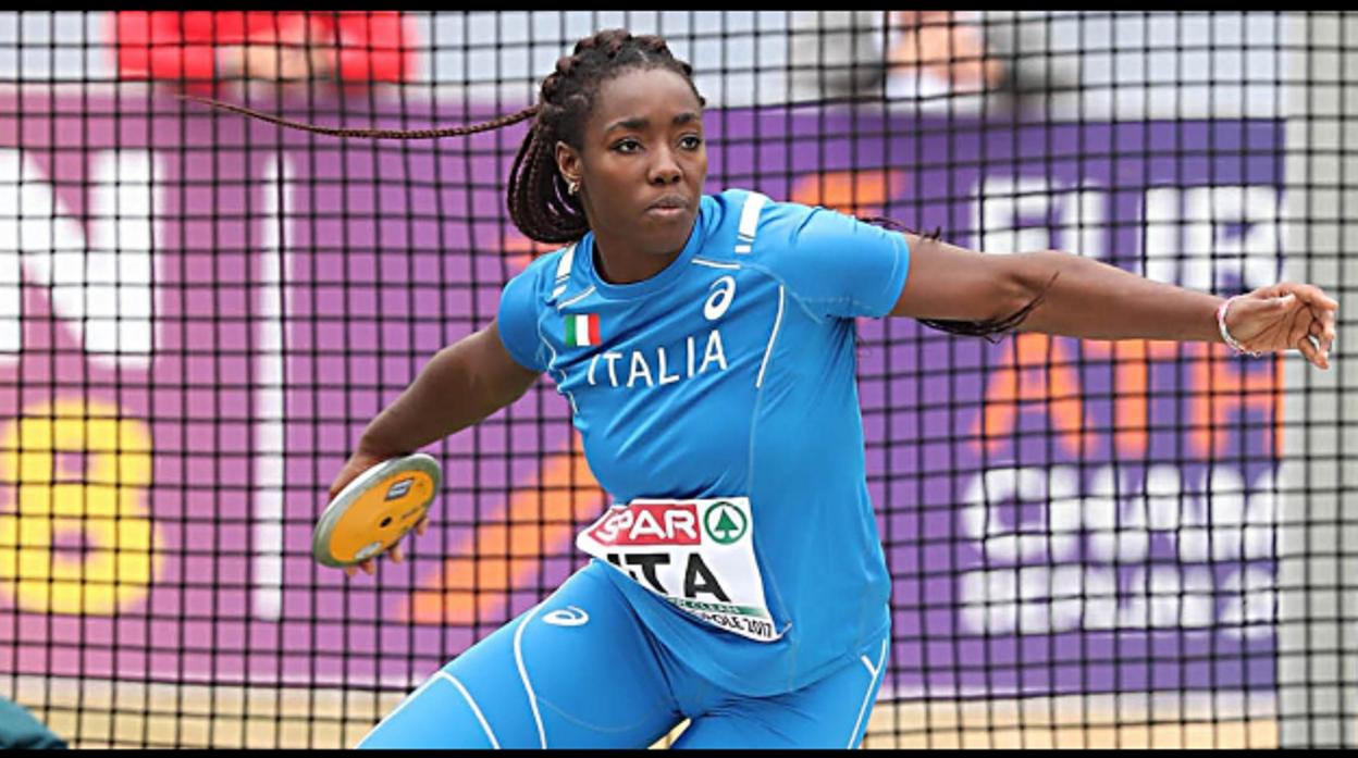 Daisy Osakue, la lanzadora de disco de la selección italiana sub23