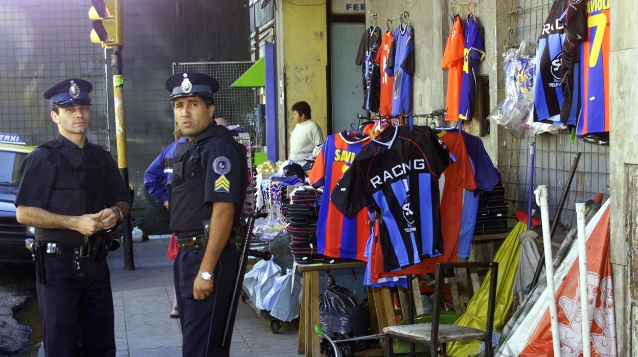 Mimebors de la policía argentina