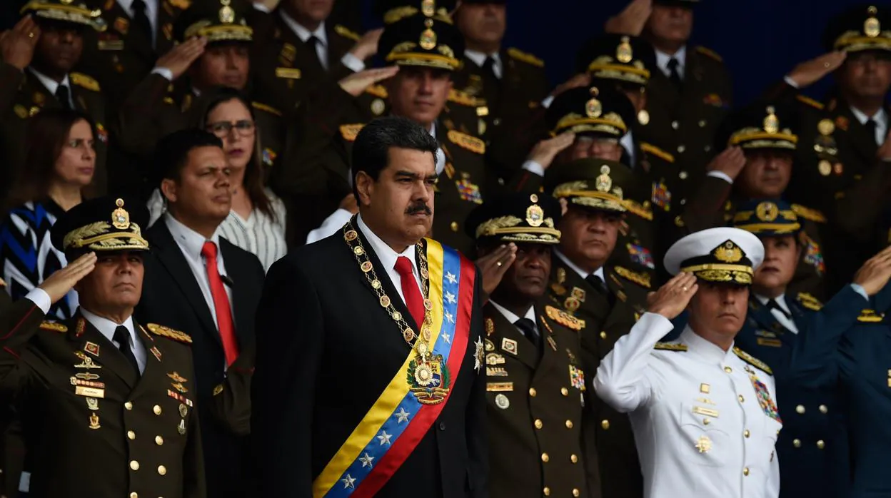 Nicolás Maduro, el sábado en el acto del aniversario de la Guardia Nacional Bolivariana