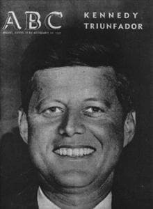 Portada del triunfo electoral de Kennedy, el 10 de noviembre de 1960. No pudo acabar su mandato: murió asesinado el 22 de noviembre de 1963.
