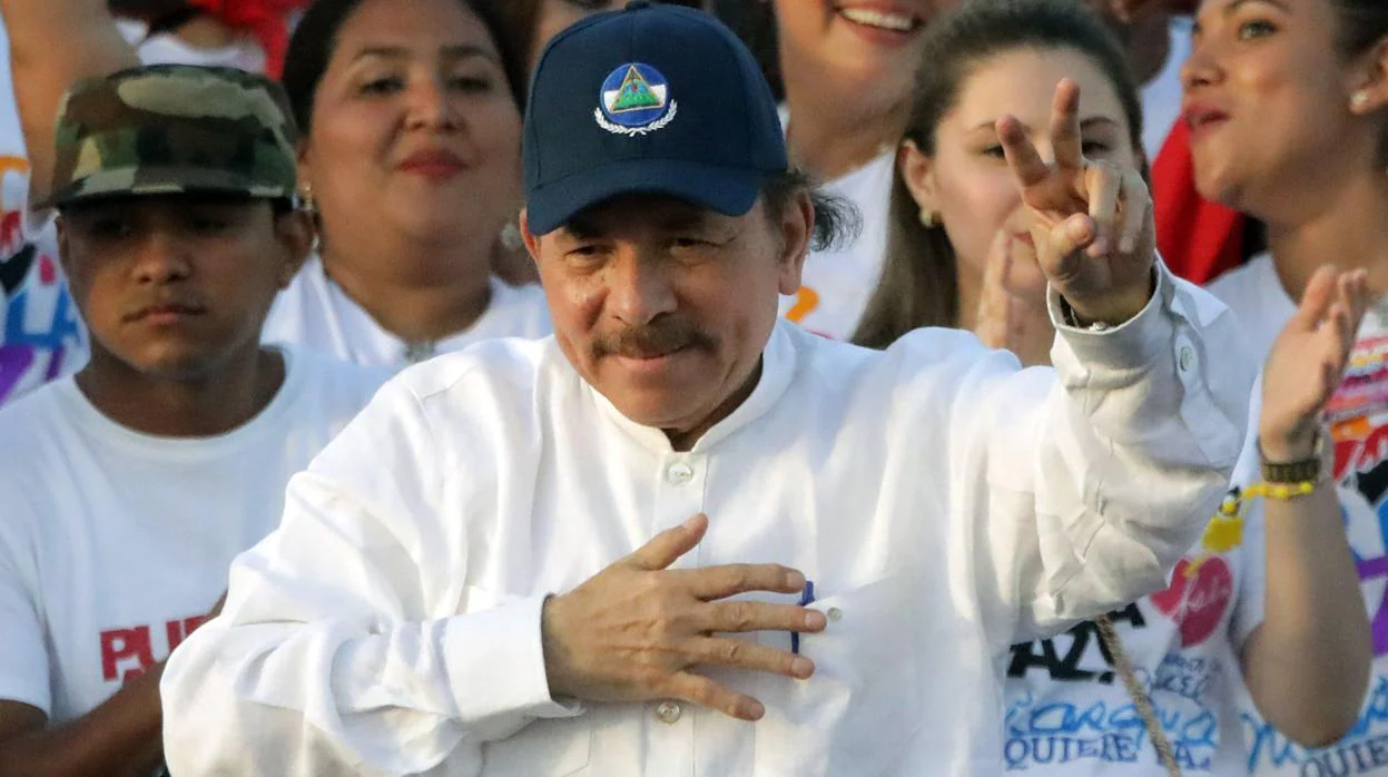 Daniel Ortega durante la celebración del 39º aniversario de la revoución sandinista