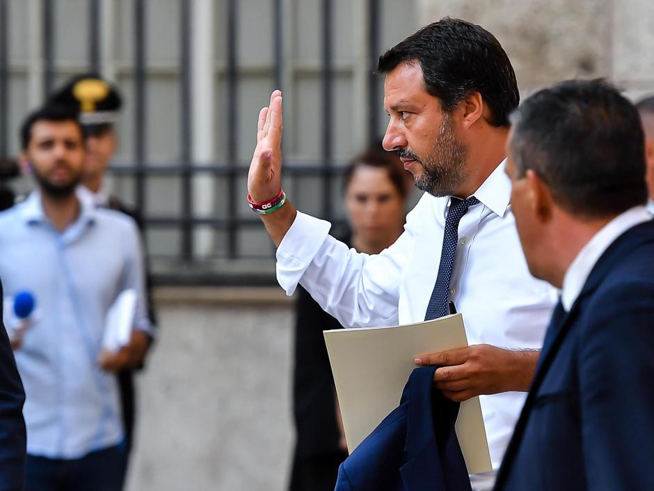 Salvini dice que desconoce el proceso para revocar a Autostrade la concesión de las carreteras