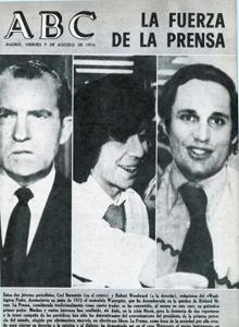 1974: portada tras la dimisión de Richard Nixon, quien fue derrotado por una exclusiva periodística.