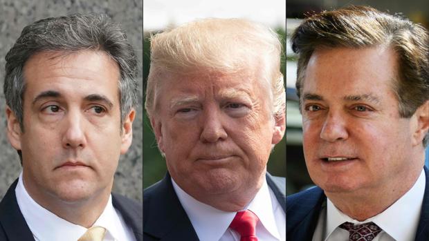 Trump, contra las cuerdas por la defección de Cohen y la condena de Manafort