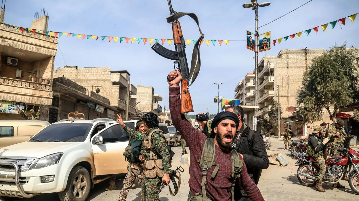 Afrín, cantón kurdo tomado por las fuerzas turcas