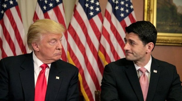 Trump se enfrenta a Ryan por oponerse a limitar la ciudadanía