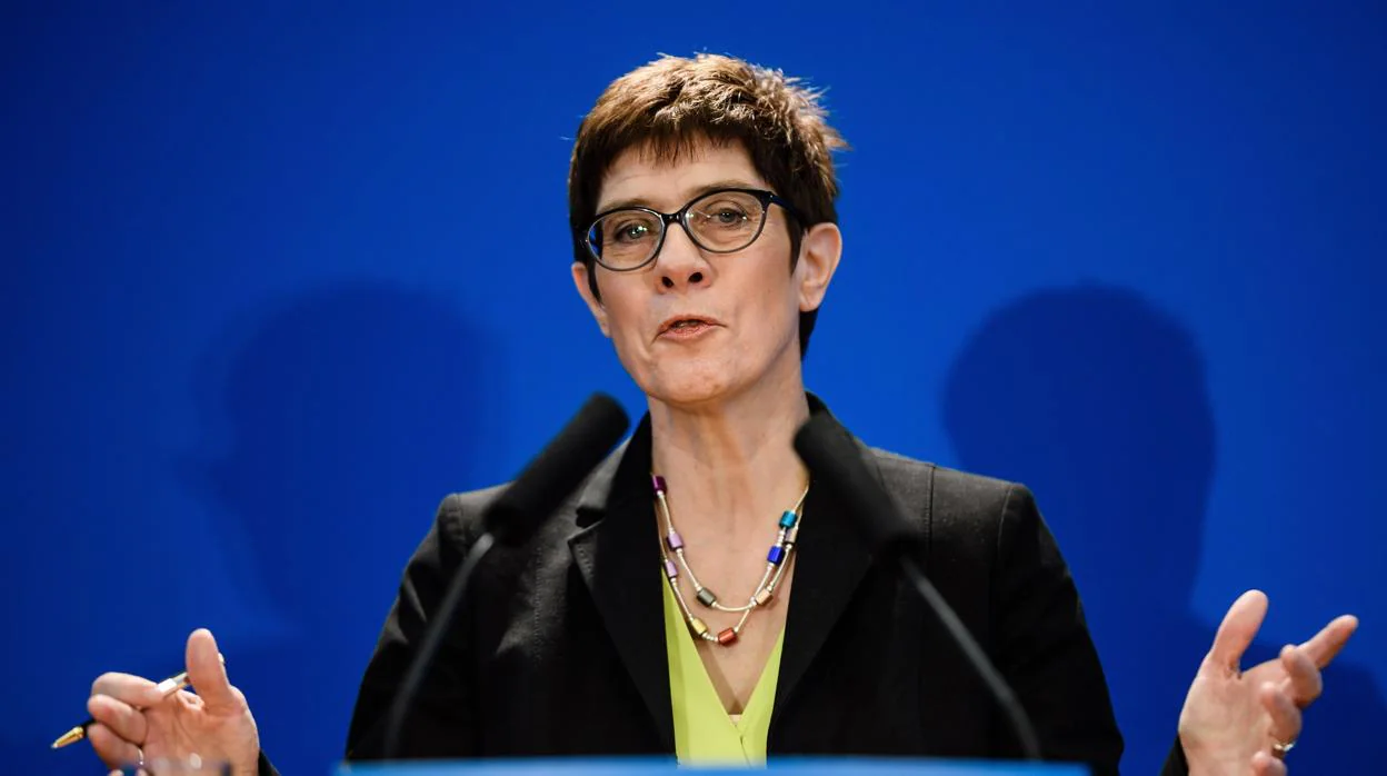 La secretaria general de la Unión Cristianodemócrata (CDU) alemana, Annegret Kramp-Karrenbauer
