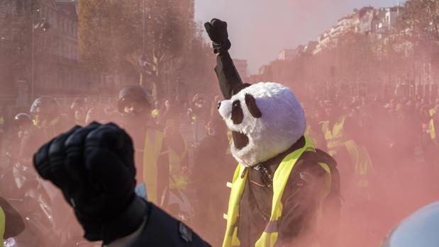 Peleas, cuchilladas y 409 heridos en Francia por las protestas contra Macron