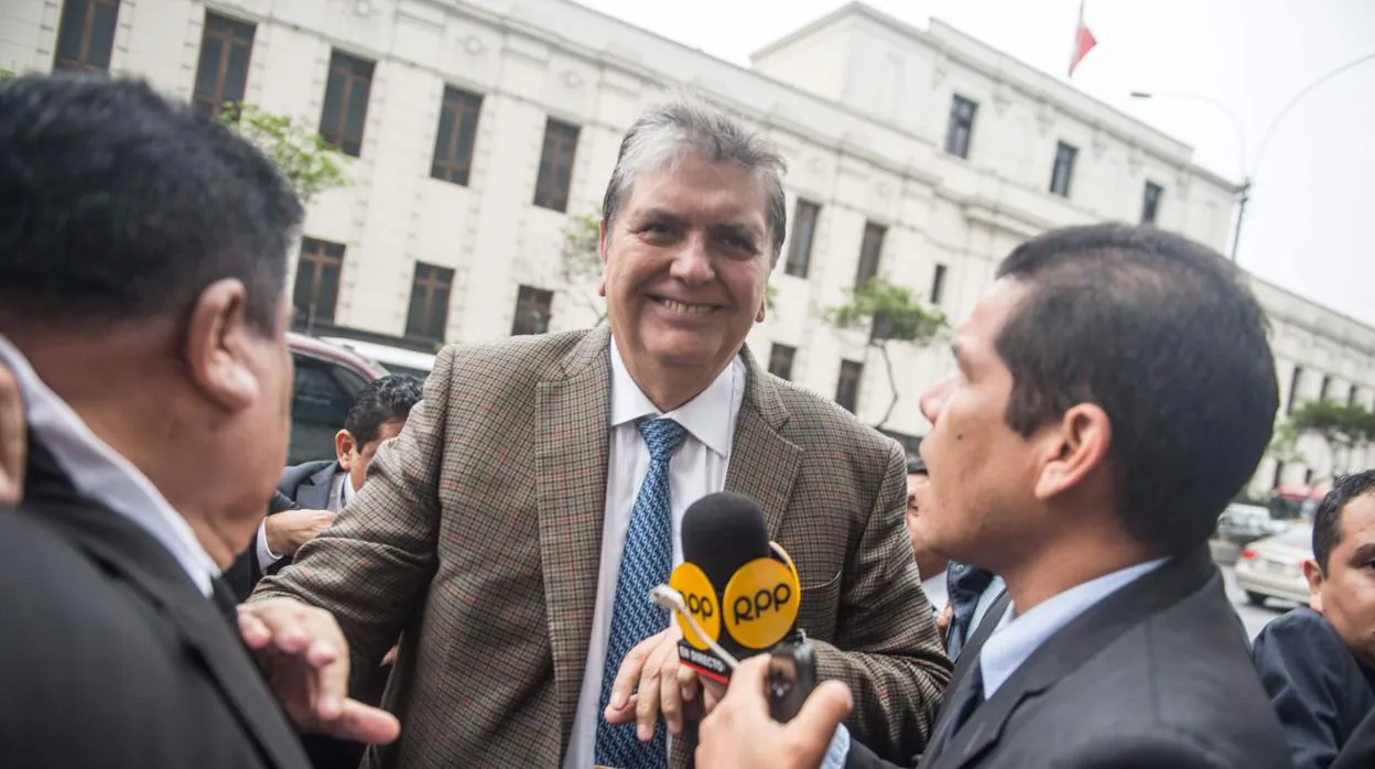 El ex presidente peruano, Alan García