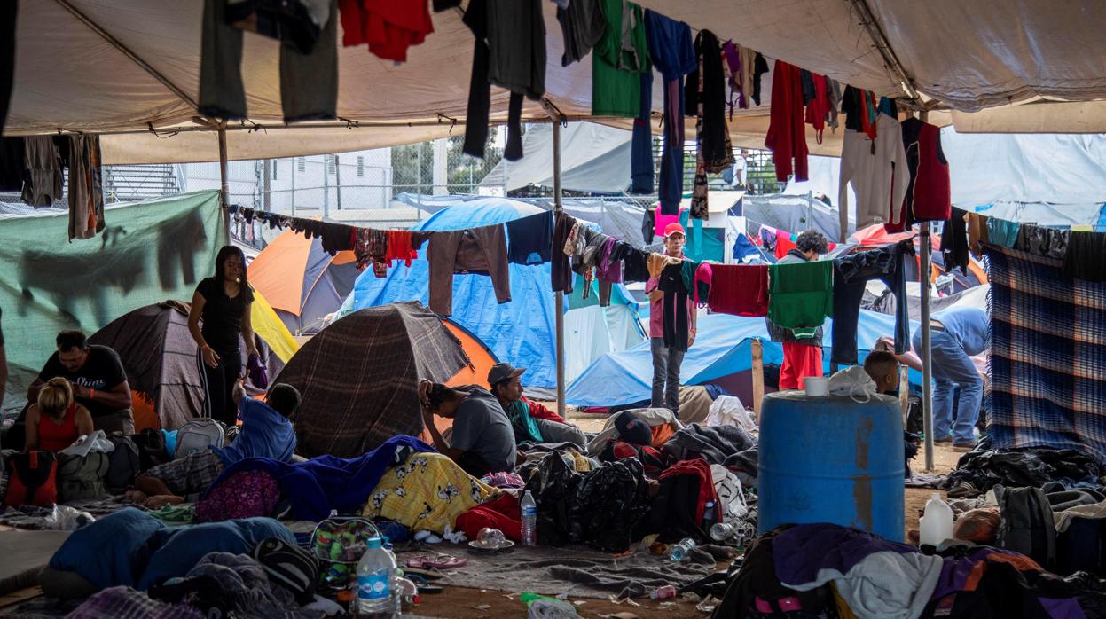 Los migrantes que entraron a México a finales de octubre y confluyeron en Tijuana en las últimas semanas