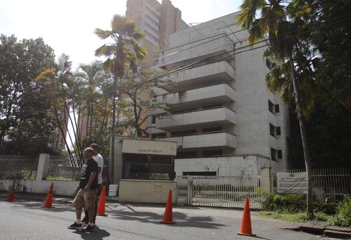 Exterior del edifico Mónaco, en Medellín