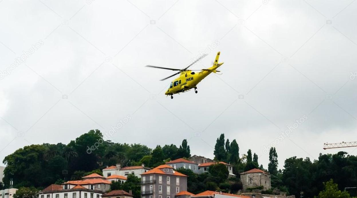 Imagen de archivo de un helicóptero del Instituto de Emergencia Médica