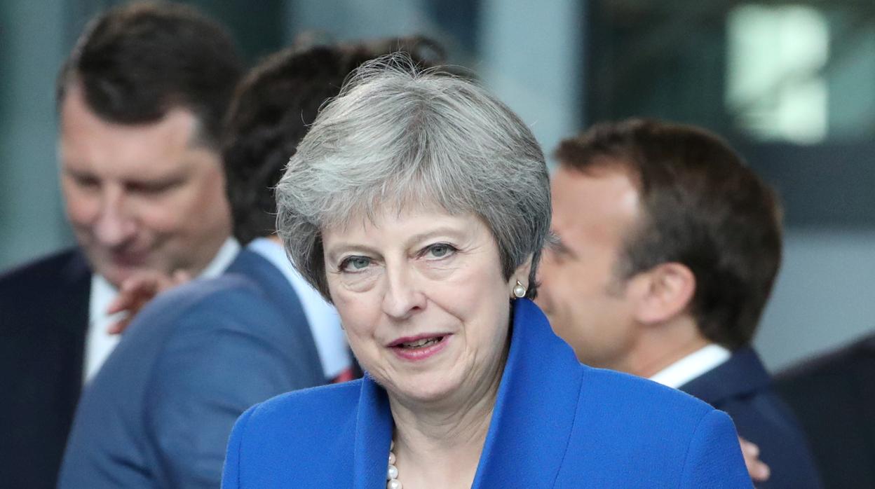 La primera ministra Theresa May